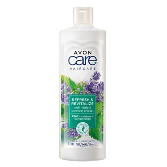 Restoring shampoo and conditioner with nettle and lavender 2 in 1 for weakened hair Care (2 in 1 Shampoo & Conditioner) 700 ml