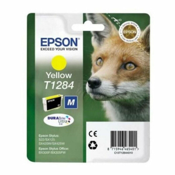 Картридж с оригинальными чернилами Epson Cartucho Epson T1284 amarillo Жёлтый Разноцветный