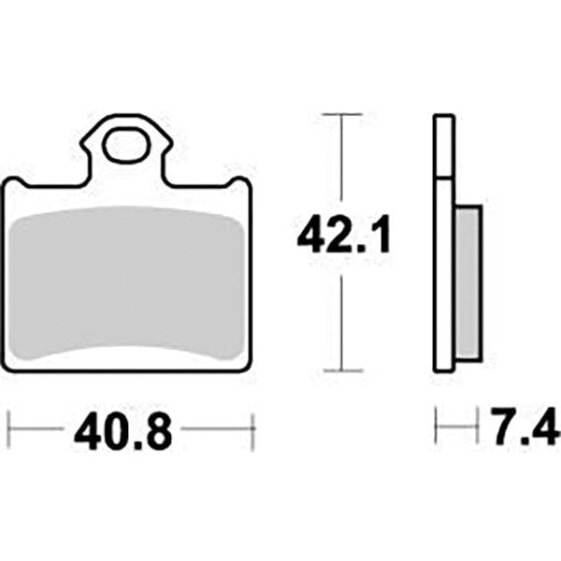 Тормозные накладки Moto-Master Husqvarna/KTM 096721 Sintered Brake Pads