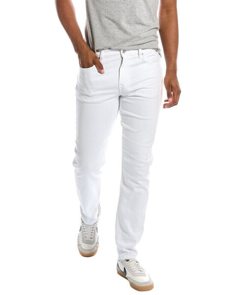 7 For All Mankind Adrien White Straight Jean Men's