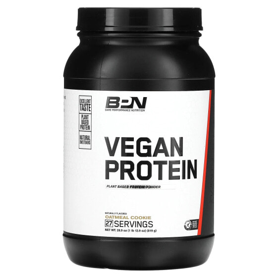 Bare Performance Nutrition, Vegan Protein, печенье с арахисовой пастой, 862 г (1 фунт)