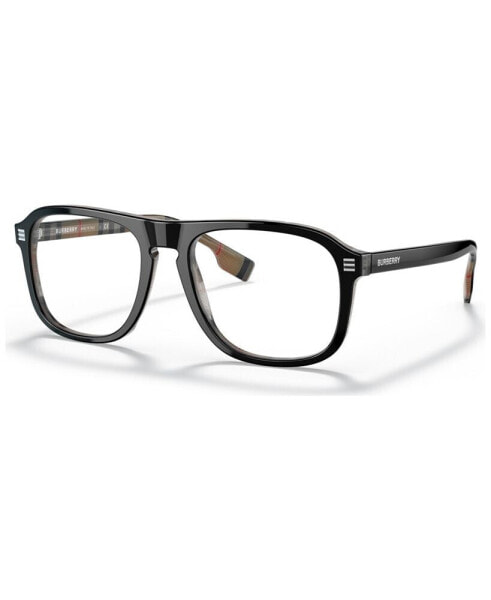 Men's Rectangle Eyeglasses, BE235054-O