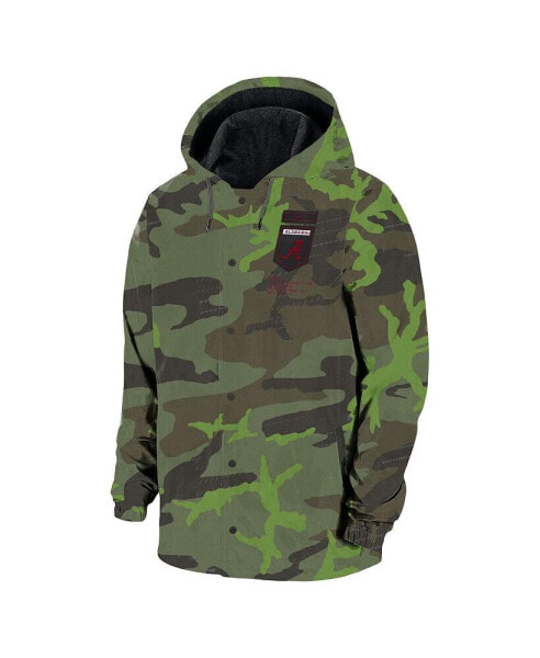 Men's Camo Alabama Crimson Tide Hoodie Full-Snap Jacket