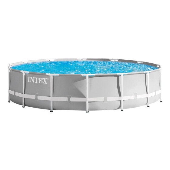 INTEX Prisma Frame Round Above Ground With Filter Pool