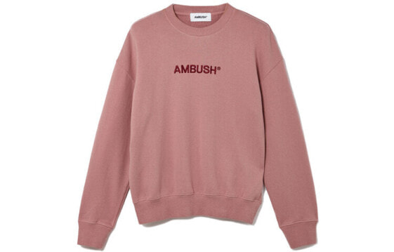 AMBUSH SS21 宽松字母图案圆领卫衣 男款 粉色 / Худи AMBUSH SS21 BWBA005S21FLE0013028