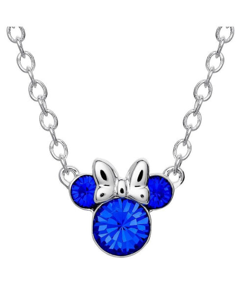 Minnie Mouse Birthstone Necklace