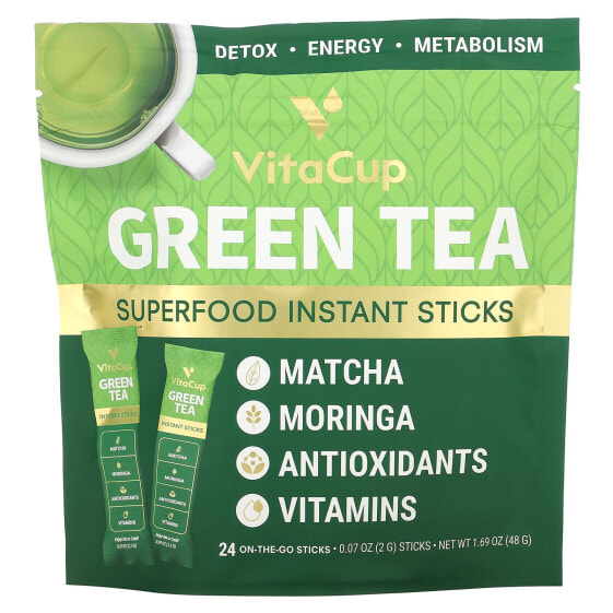 Чай VitaCup Slim Tea Суперфуд с оолонгом, 24 порционных стика, 2.65 г каждый