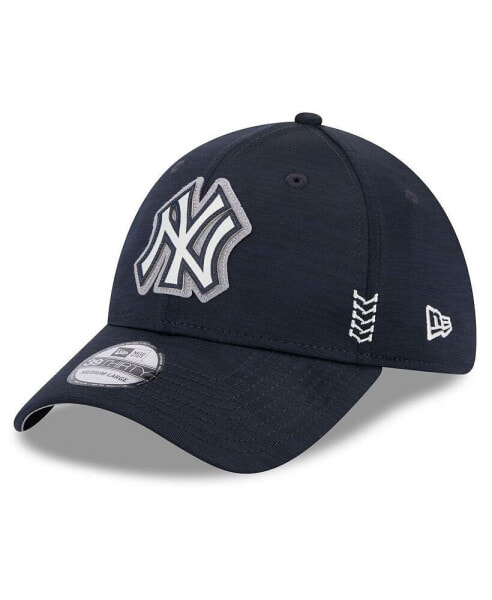 Men's Navy New York Yankees 2024 Clubhouse 39THIRTY Flex Fit Hat