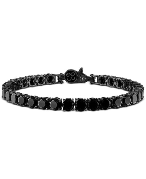 Black Spinel Tennis Bracelet in Black Ruthenium-Plated Sterling Silver, Created for Macy's