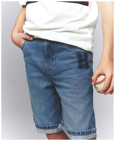 Toddler Boys Loose Denim Shorts