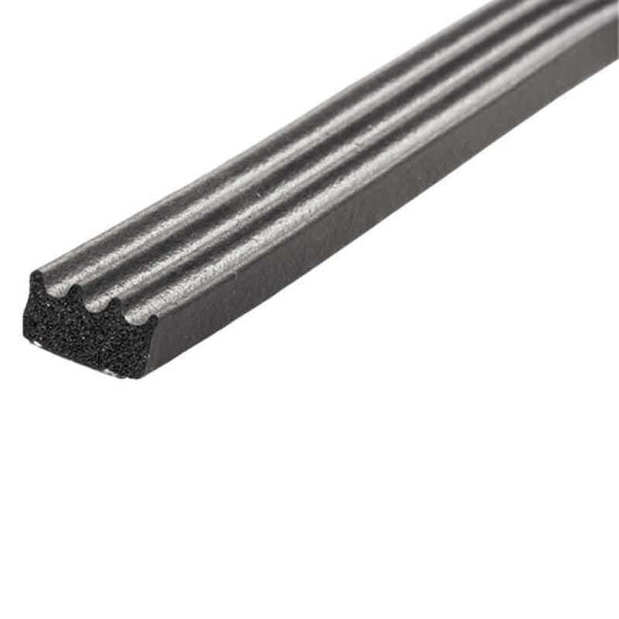 JR PRODUCTS Ribbed EPDM 50´ Rubber Seal