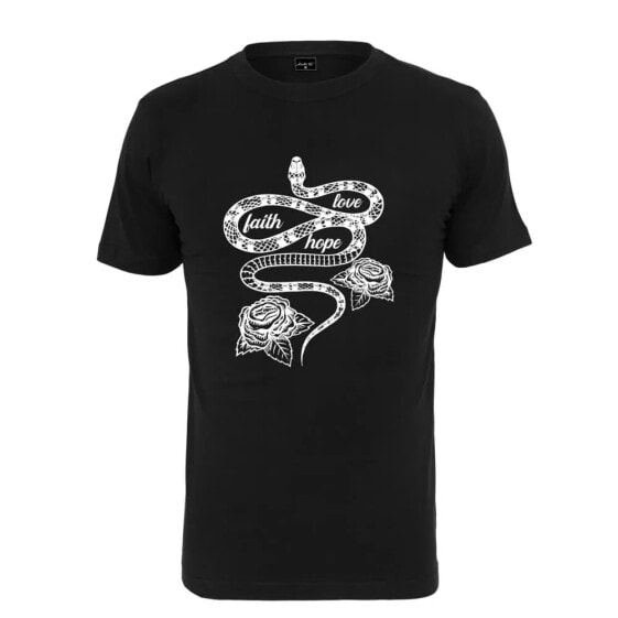 Футболка мужская Mister Tee Snake Love Faith Hope