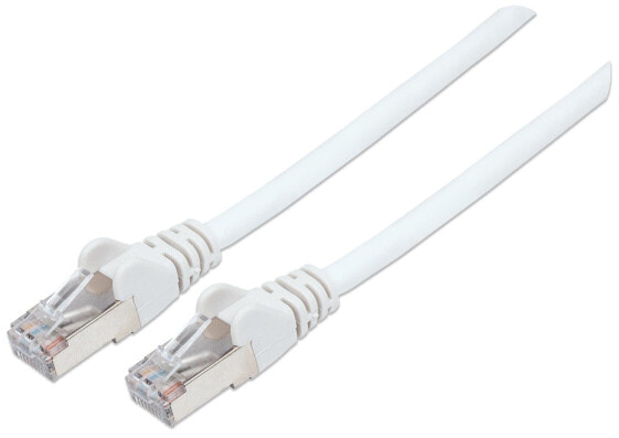 Intellinet Network Patch Cable - Cat6 - 10m - White - Copper - S/FTP - LSOH / LSZH - PVC - RJ45 - Gold Plated Contacts - Snagless - Booted - Lifetime Warranty - Polybag - 10 m - Cat6 - S/FTP (S-STP) - RJ-45 - RJ-45