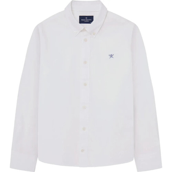 HACKETT Gmt Dyed Oxford long sleeve shirt