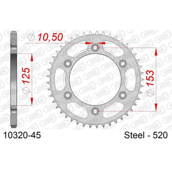 AFAM 10320 Rear Sprocket