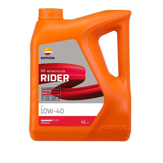 REPSOL Rider 4T 10W-40 4L Motor Oil