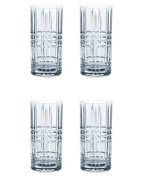 Square Longdrink Glass, Set of 4