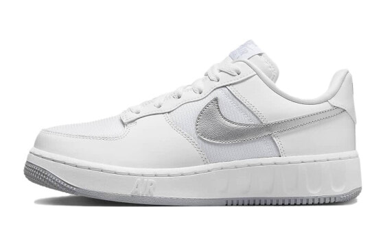 Кеды Nike Air Force 1 Unity бело-серебристые для детей