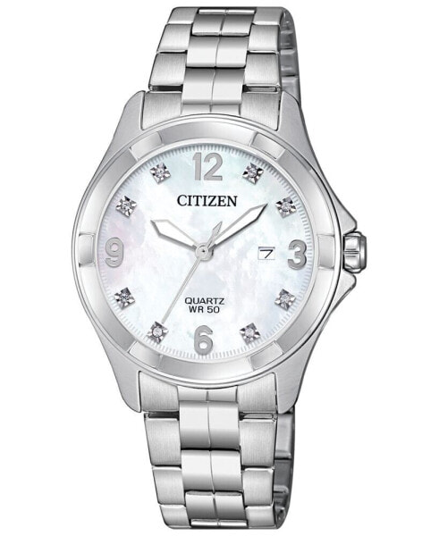 Women's Quartz Stainless Steel Bracelet Watch 32mm