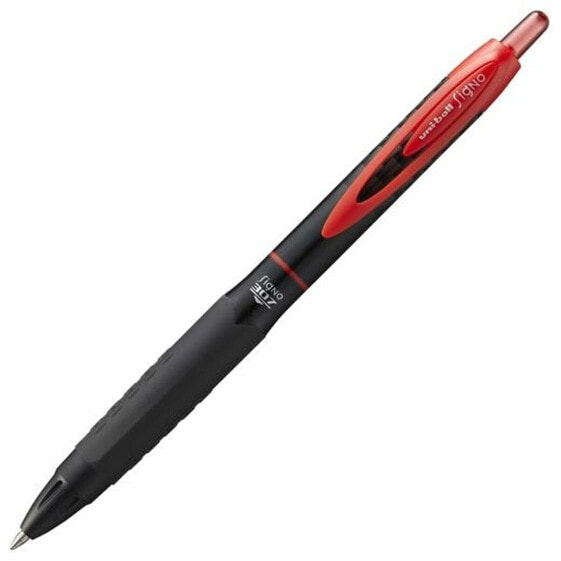 Ручка шариковая с жидким чернилами Uni-Ball Rollerball Signo UMN-207F Красный 12 штук