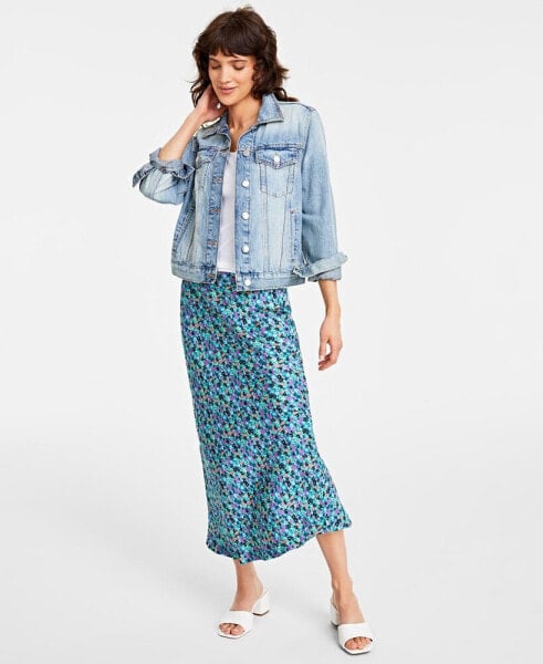 On 34th Women's Floral Slip Skirt, Created for Macy's