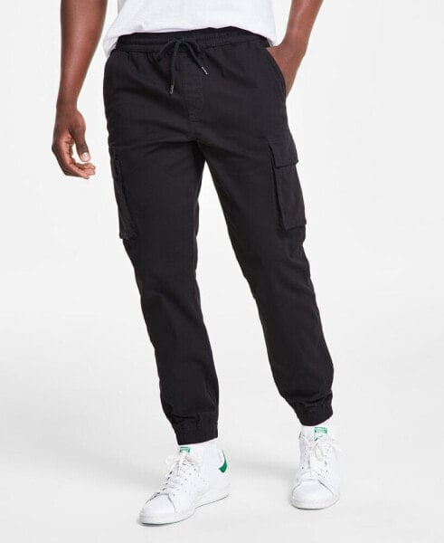 Men's Garment-Dyed Cargo Jogger Pants, Created for Macy's