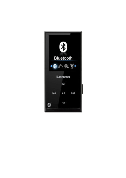 Lenco Xemio 760 BT 8GB - MP4 player - 8 GB - TFT - USB 2.0 - Black - Headphones included