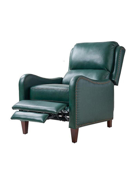 Leather Pushback Recliner chair with Adjustable Backrest for Livingroom