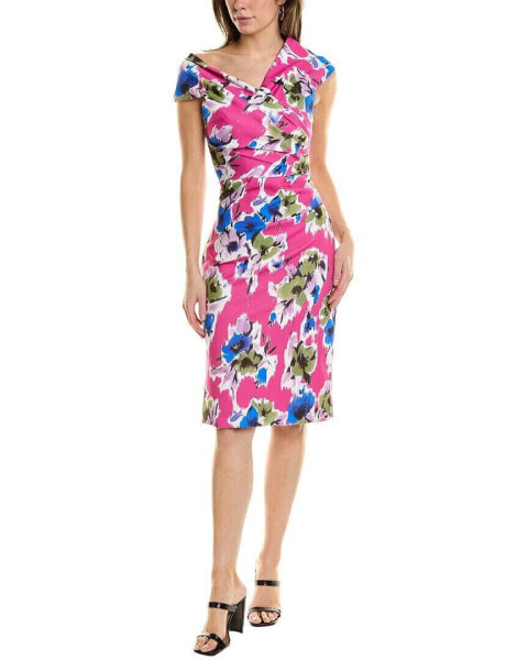 Teri Jon By Rickie Freeman Scuba Dress Women's