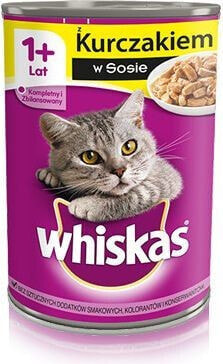 Влажный корм для кошек Whiskas с говядиной 100 г