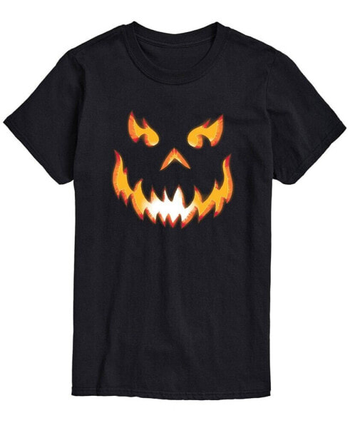 Men's Pumpkin Scary Face Classic Fit T-shirt