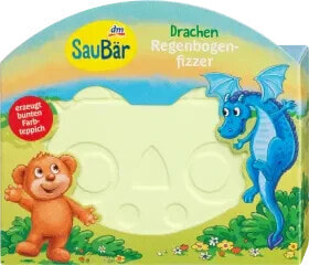 Kinder Badezusatz Regenbogen Badefizzer Drache, 1 St