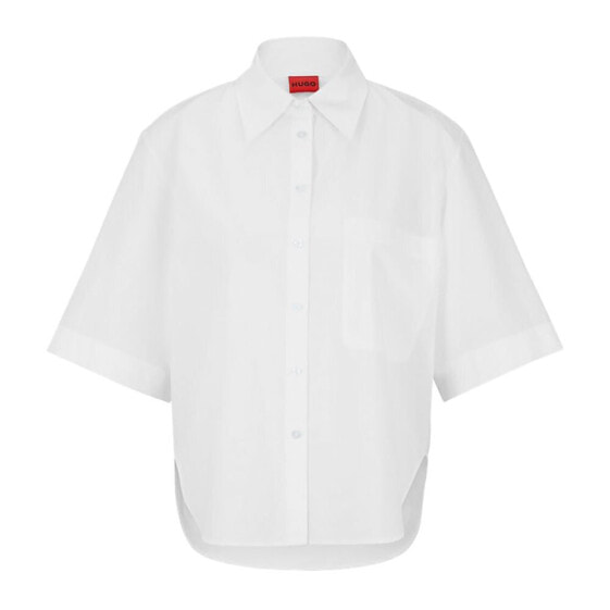 HUGO Evona 10259151 Short Sleeve Shirt