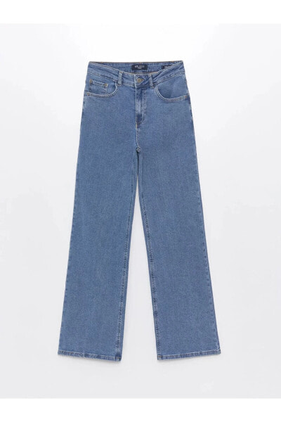Jeans Wideleg Kadın Jean Pantolon