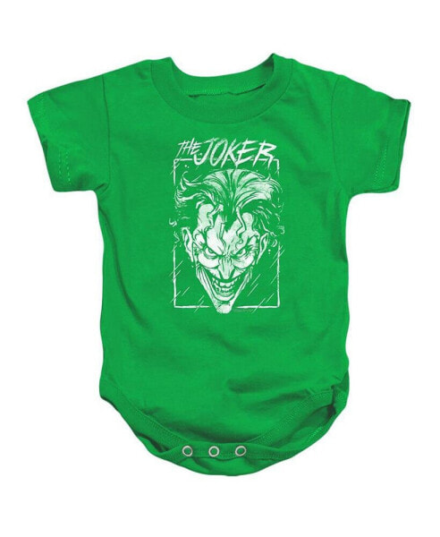 Baby Girls Baby Joker Storm On Green Snapsuit