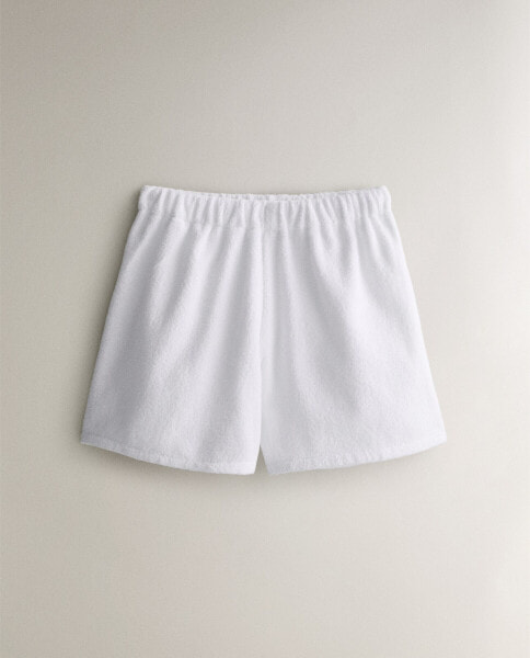 Cotton terry shorts