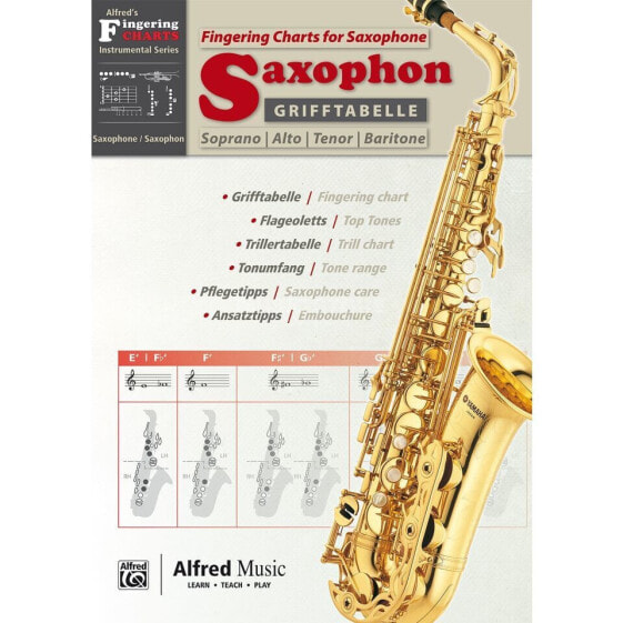 Alfred Music Grifftabelle Saxophon