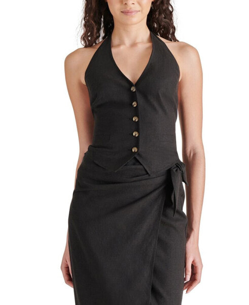 Women's Wolfe Tailored Button-Front Vest