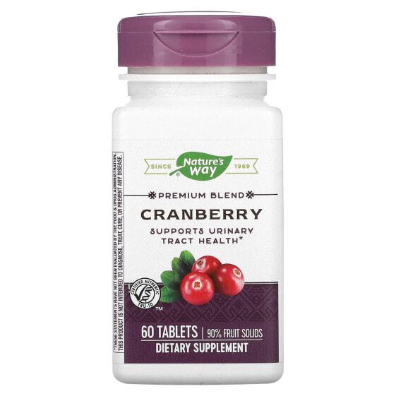 Cranberry, Premium Blend, 60 Tablets