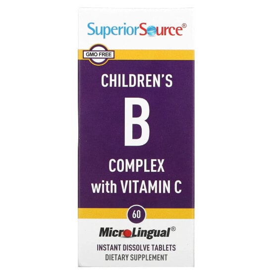 Children's B Complex with Vitamin C, 60 MicroLingual Instant Dissolve Tablets