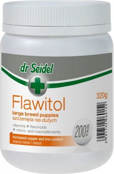 Витамины и добавки для собак Dr Seidel FLAWITOL 200 таблеток