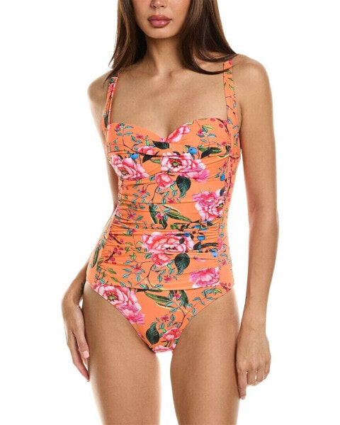 Nicole Miller Bandeau One-Piece Women's