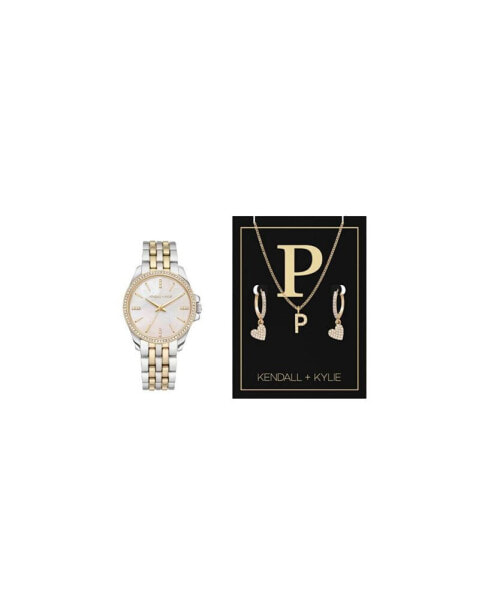 Наручные часы Anne Klein Gold-Tone and Tan Strap Watch, 36mm