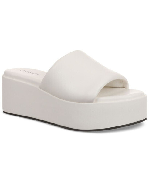 Women's Blliss Slide Flatform Sandals, Created for Macy's