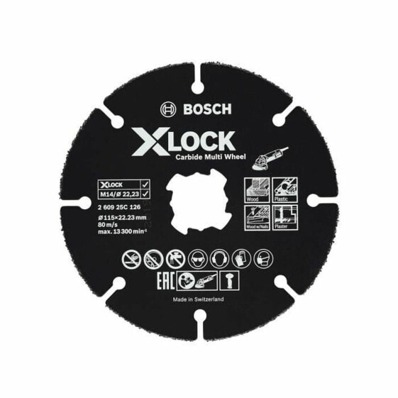 Cutting disc BOSCH X-Lock carbide Ø 115 mm