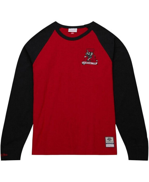Men's Crimson Alabama Crimson Tide Legendary Slub Raglan Long Sleeve T-shirt