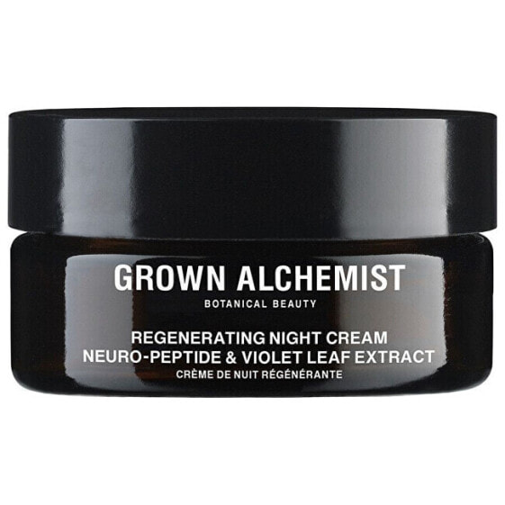 Ночной крем для лица с нейропептидами и экстрактом фиалки (Regenerating Night Cream) 40 мл - Grown Alchemist