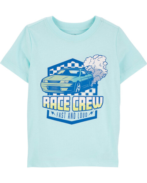 Toddler Race Crew Graphic Tee 4T