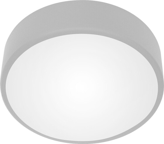 Lampa sufitowa Orno OVO plafon LED, 43W, 4000K, 4750lm, szara stal, klosz szklany matowy, IP20, ? 400