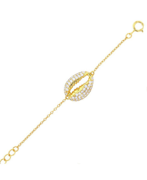 Браслет Macy's Cubic Zirconia Micro Pave Shell